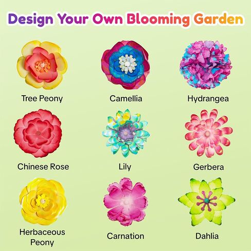 Kiditos Magic Flower Art Kit for Girls – DIY Blooming Flower Craft Kit with Color Drop Science Experiment | Creative Art & STEM Toy for Ages 6+ in Kuwait