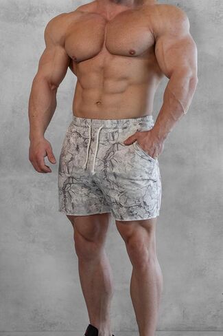 Jed North Men's 5" Inseam Bodybuilding Powerlifting Athletic Workout Shorts in Kuwait