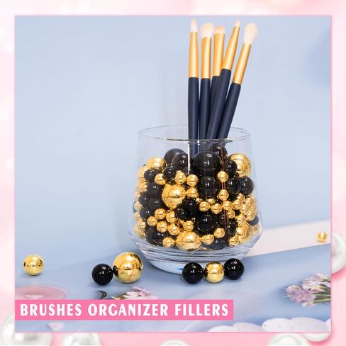 260Pcs Vase Filler White No Hole Faux Beads for Vase Filling Decorations, Candle Centerpieces, Wedding Centerpieces, Home Party Decor (8/14/18mm) in Kuwait