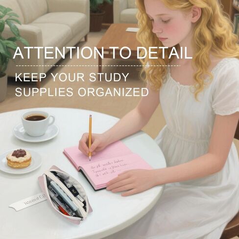 Small Pencil Case – Zipper Pen Pouch for Students, Cute Pencil Bag Back To School Supplies in Saudi Arabia