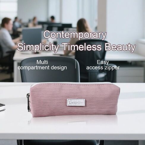 Small Pencil Case – Zipper Pen Pouch for Students, Cute Pencil Bag Back To School Supplies in Saudi Arabia
