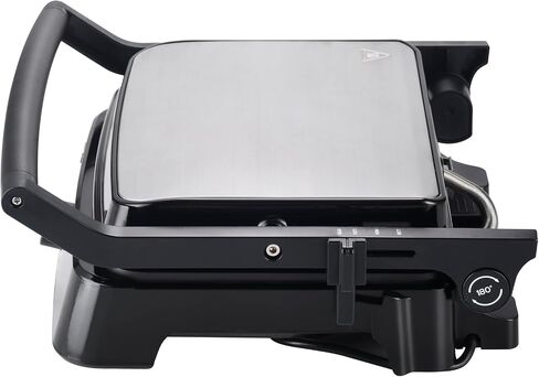 Vivicreate 5 in 1 Contact Grill, Stainless Steel Panini Press and Sandwich Maker, Nonstick Double Sided Grill and Griddle Plate, Electric Grill in Saudi Arabia
