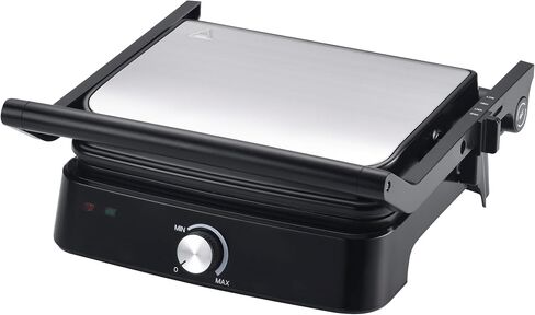 Vivicreate 5 in 1 Contact Grill, Stainless Steel Panini Press and Sandwich Maker, Nonstick Double Sided Grill and Griddle Plate, Electric Grill in Saudi Arabia