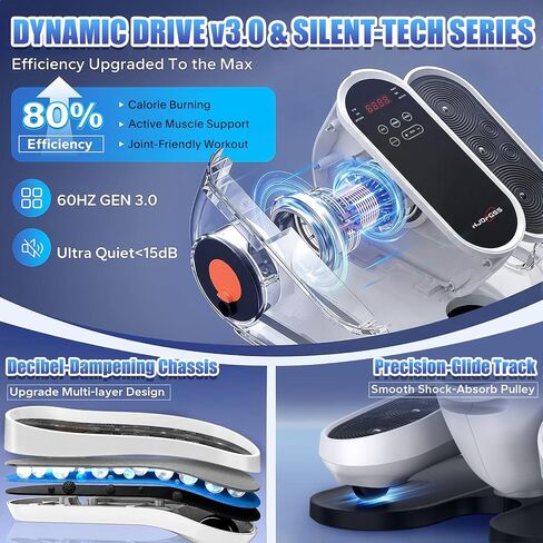 Under Desk Elliptical Machine, Ellipse Leg Exerciser as Seen on Tv for Seniors Adults with 10 Adjustable Speed, Quiet & Portable Mini Seated Pedal Exerciser in Kuwait