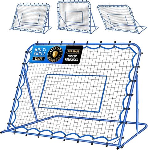 4.8x3.7FT Soccer Rebounder Net, Quick-Switch Angle Soccer Training for Control, Passing Practice, Easy Setup Rebounder Gifts Aids & Equipment for Kids,Teens & Adults in Saudi Arabia