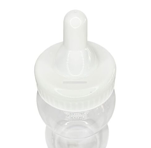 Jumbo Plastic Fillable Baby Shower Milk Bottle, Coin Bank, Favor Decoration (Pink, 10" Inch) in Kuwait