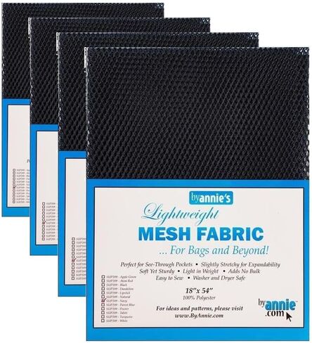Annie SUP209-NAVY Lightweight Navy Mesh Fabric LTWT 18x54, 54 Inches in Kuwait