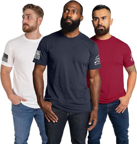 مجموعة من 3 قمصان رجالية من Grunt Style Patriot Pack in Kuwait