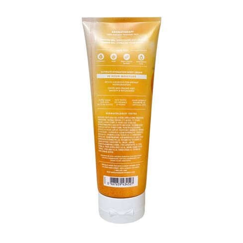 Bath & Body Works Aromatherapy Energy Orange + Ginger Oil Essential Oil Perfume Mist, Ultimate Hydration Body Cream, Body Wash & Foam Bath and Body Lotion with a Peach Gardenia Bar Soap in Saudi Arabia