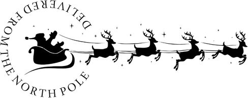 Delivered from The North Pole Stamp in Kuwait