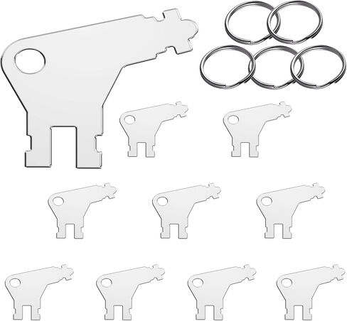 10Pcs Paper Towel Dispenser Key - Universal Paper Towel Dispenser Replacement Key fit Georgia Pacific Toilet Paper and Toilet Paper Dispensers in Saudi Arabia