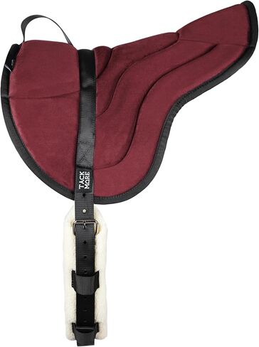 Tackmore Bareback Pad with Adjustable Girth Shock-Absorbing Riding Pad for Horse Riders in Kuwait