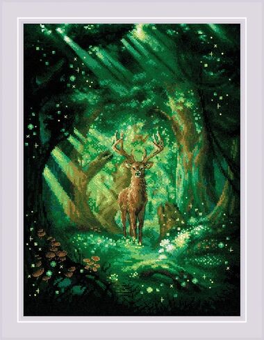 RIOLIS - Mysterious Universe 2240, Cross Stitch Kits 11¾" x 15¾", Cross Stitch Kits for Beginners & Advanced, Crossstitching Kits Adult, Counted Stitching Kits, Embroidery Kit in Kuwait