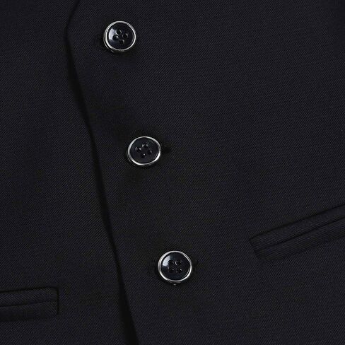 NIMBLE Boys Baby 3 Piece Formal Suit Set Jacket Vest Trousers 2-14Y Black in Kuwait