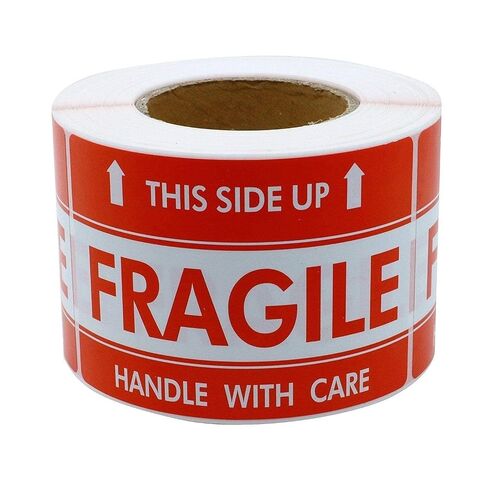 2" x 3" This Side UP Fragile Stickers Handle with Care (50 Stickers (Sheet)) in Kuwait
