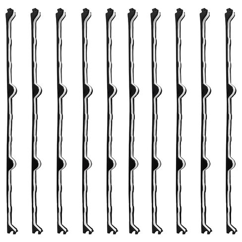 12 in Inside Classic Rib Profile Foam Closure Strips for Metal Roofing Panels Roof Closure Strips Metal roof Foam Inside 3 ft Long (10 Pieces) in Kuwait