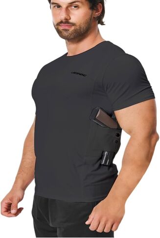 Conceal Carry Shirts for Men - Holster Tank Top - Everyday Concealed Carry Compression Shirt in Kuwait
