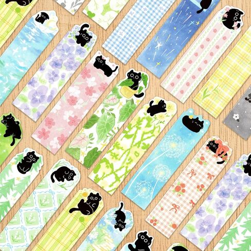 Vintage Flower Natural Style Paper Bookmarks, 20PCS in Kuwait