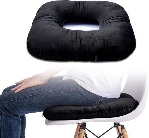Donut Pillow for Tailbone Pain Relief Cushion, Pain Relief Pad for Hemorrhoids, Pregnancy, Cushion Suitable for Office, Long Travel, Car and Home Sofa in Kuwait