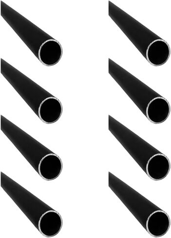 Black Aluminum Round Tubing OD 25mm ID 23mm WT 1mm 1000mm Long 2 Pack, Black Color Aluminum Round Tube OD x ID x WT x L 0.98 x 0.91 x 0.04 x 39.37" inch (Appr) 2Pcs in Kuwait