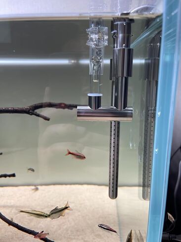 Stainless Steel Lily Pipe Set – Premium Inflow & Outflow with Detachable Skimmer – Fish & Shrimp Safe, Easy Maintenance (17mm for 16/22mm (5/8'' i.d.) tubing) in Kuwait