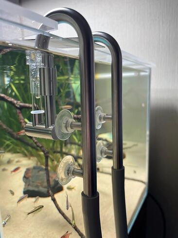 Stainless Steel Lily Pipe Set – Premium Inflow & Outflow with Detachable Skimmer – Fish & Shrimp Safe, Easy Maintenance (17mm for 16/22mm (5/8'' i.d.) tubing) in Kuwait