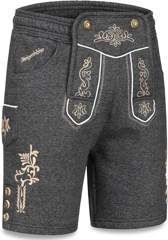 Men Shorts Trachten Sweatpants - Lederhosen Look - Moritz - Lederhosen Men Outfits for Oktoberfest in Kuwait