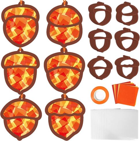 36pcs عيد الحب يوم الشمس Suncatchers Kit Heart Suncatchers الزخارف DIY نافذة فن زجاجي ملون ورقة للنافذة الفصول الدراسية الحرف الإبداعية in Kuwait