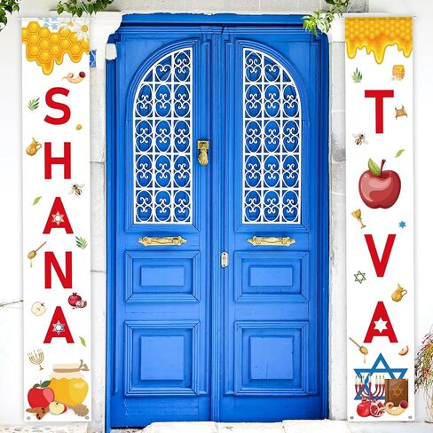 2 Pcs AAPI Door Banner Porch Sign Decorations Asian American and Pacific Islander Heritage Month Flag Banners for Wall Garden Yard Celebration Festival Party Supplies in Kuwait