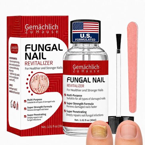علاج فطريات أظافر قوة إضافية ، علاج فطريات الأظافر مع حمض undecylenic للأظافر والأظافر ، إصلاح الأظافر المضاد للفطريات للرياضيين ، نام ، سميكة ، مكسورة ، أظافر تالفة ، 30 مل ل. in Kuwait