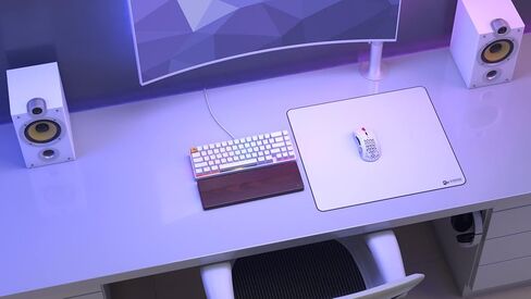 XL Glorious XL Mouse Mouse Mouse Mouse/Pad - Stealth Edition - كبير ، عريض (XL) مقطوعة القماش الأسود ، الحواف المخيمة | 14 "x24" (G-P-conte) in Kuwait