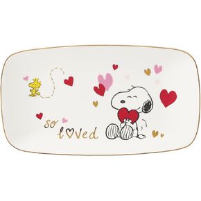 Lenox 897217 Snoopy Valentine's Day Accent Plates, Set of 4, Assorted in Kuwait