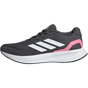 adidas Women's Run Falcon 5 Sneaker, White/Grey Strata/Black, 6.5 in Kuwait