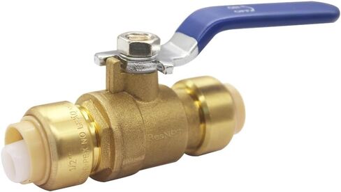 1/2 Inch Push-Fit Ball Valve Full Port (Pack of 2) in Kuwait