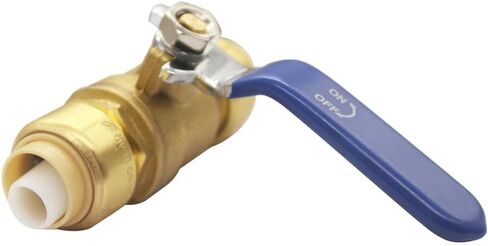 1/2 Inch Push-Fit Ball Valve Full Port (Pack of 2) in Kuwait