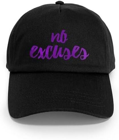 CafePress No Excuses Cap Adjustable Baseball Cap in Saudi Arabia