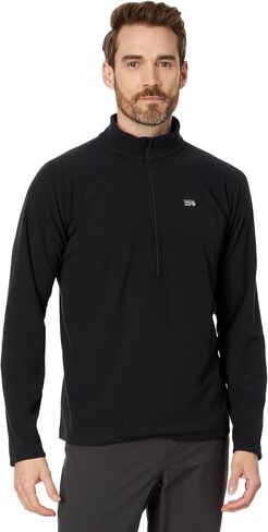 Mountain Hardwear Summit Grid ™ 1/2 Zip Glacial/Black LG in Kuwait