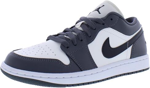 Nike Women's Jordan 1 Low Sail/Off Noir-Dark Grey-White (DC0774-102) (Sail/Off Noir-Dark Grey-White, US Footwear Size System, Adult, Women, Numeric, Medium, 8.5) in Kuwait