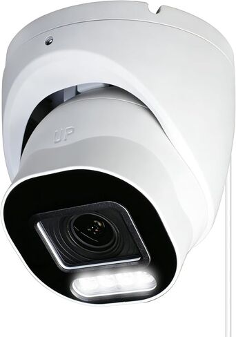 Sinis 4K PoE Security IP Camera, Turret Camera Outdoor with 5X Optical Zoom, 2.7mm-13.5mm Lens, 110 Degree Wide View, Wired Only Work with NVR,100ft IR Night Vision, Build in Mic, Starlight in Saudi Arabia