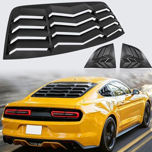 خلفية+نافذة جانبية ليفر ABS الزجاج الأمامي غطاء الشمس الظل متوافق مع دودج تشالنجر 2008-2022 2023 في GT Lambo Style Matte Black in Kuwait