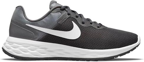 حذاء الجري Nike Revolution 6 للرجال (رمادي حديدي وأبيض دخاني ورمادي، نظام مقاسات الأحذية الأمريكية، للكبار، للرجال، رقمي، متوسط، 10) in Kuwait