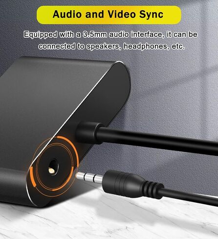 محول سماعة رأس USB إلى HDMI/VGA/3.5 ملم ، محول صوت الفيديو متعدد المراقبة USB ، لجهاز الكمبيوتر ، الكمبيوتر المحمول لمراقبة ودعم Windows XP 7/8/8.1/10/11 in Kuwait