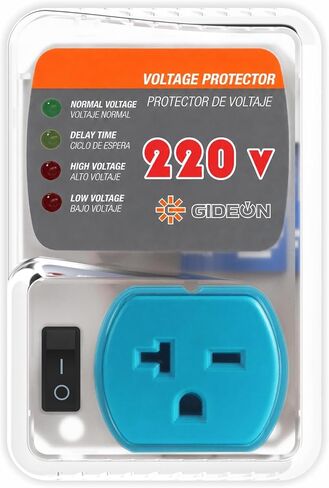 واقي زيادة كبير في الخدمة 20A 4400W للأجهزة ، قابس الدائرة الذكية مع توفير المخرج وشريط الطاقة للثلاجة ، مكيف الهواء ، أجهزة الطاقة العالية ، حماية الحمل والجهد 140 JOULE in Kuwait