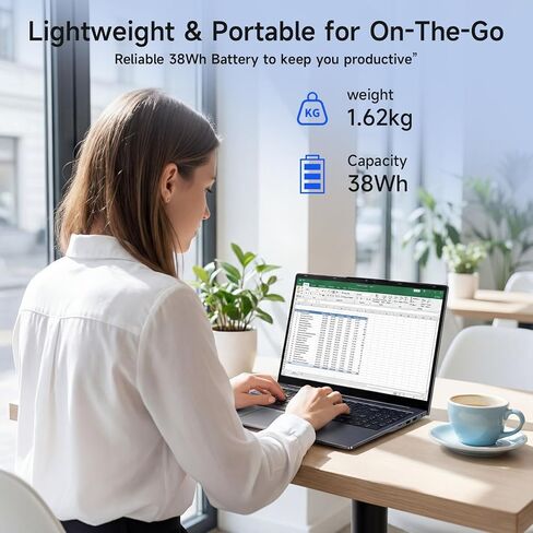 Bmax 14 inch Laptop Computer, 8GB RAM/256GB SSD, FHD IPS Display, Intel N5000 Processor Up to 2.7GHz, 2.4/5G WiFi, BT 5.0, Long Lasting Battery Portatile Notebook, Mini HDMI USB 3.0 Slim Silver Laptop in Saudi Arabia