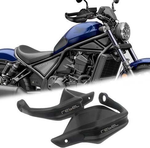 للمتمردين 1100 CMX1100 REBEL 1100 DCT REBEL 1100T DCT 2021-2025 دراجة نارية حراسة يدوية حارس اليد مقبض كل من إكسسوارات دراجة نارية مقاومة للرياح (دخان رمادي) in Kuwait