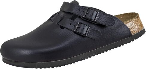 Birkenstock Kay Super Grip Leather Black - أحذية احترافية للنساء والرجال M. 6.0 / US L 8.0 in Kuwait