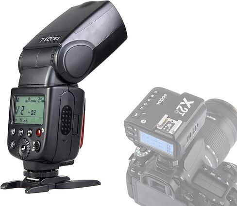 Godox TT600S High-Speed Sync 1/8000s 2.4G Wireless Transmission Master Slave Off Flash Speedlite Speedlight with X2T-S Trigger Transmitter Kit Compatible for Sony Cameras with Diffuser,Filter,USB LED in Kuwait