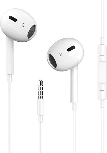 2 Packs USB C Headphones for iPhone 16/15 Earbuds with Microphone & Volume Control HiFi Stereo Type C Earphones for Galaxy S23/S22/S21/S20/Ultra Note 10/20, for Pixel 7/6/6a/5/4 OnePlus 9 8（LW-01） in Saudi Arabia