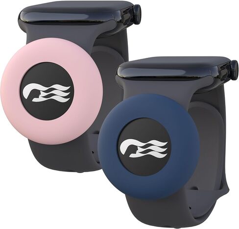 [2 Pack] Princess Ocean Medallion Watch Adapters Holder for Carnival Ocean Medallion (2023, 2024, 2025), Fits Watch Wristbands - Black/White in Saudi Arabia