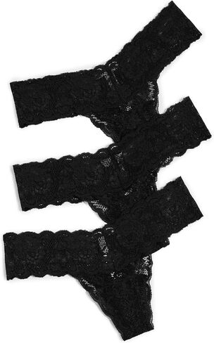 لا تقل Cosabella Women's Never Never Cutie Low Rise Thong 3 Pack ، الأسود/الأسود/الأسود ، حجم واحد in Kuwait